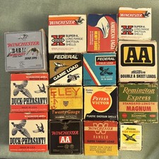 Rare vintage collectable lot #1 empty shotgun ammo boxes Multi-company Offering picture