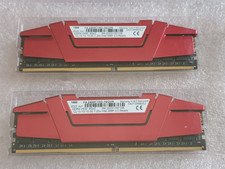 Pair 2 Tested GOOD GSkill Ripjaws V 2x 8GB DDR4 2400 Gaming XMP PC RAM DIMM 16GB picture