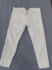 Triptonic Mens Off White Beige Chino Pants Casual Flat Front Trousers Size 36 picture