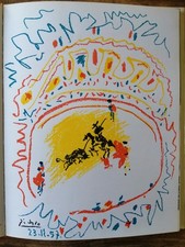 Pablo Picasso, (complete review) Petite bullfighta, original lithograph, 1958 picture
