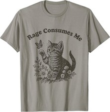 Rage Consumes Me Cat T-Shirt picture