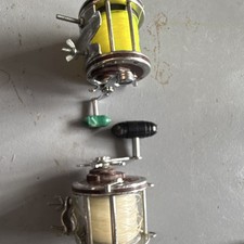 Lot of 2 Vintage Casting Fishing Reels Penn senator 112 H Penn 113 H ￼ picture