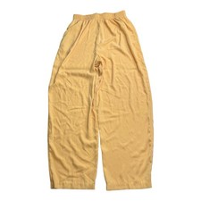 S.G. Sport Collection Vintage Wide Leg Pants Womens M 10/12 Butter Yellow picture