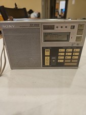 Vintage Sony ICF-2002 FM/LW/MW/SW PLL Shortwave SSB Radio For Parts  picture