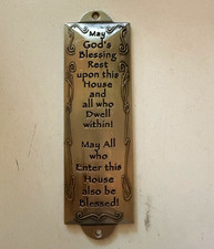 Bless This House Religious Wall Plaque (Pewter) picture