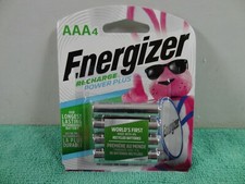NEW ENERGIZER AAA Rechargeable Power Plus NiMH Batteries 4-Pack picture