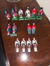 Vintage William Grant Sons Military Collection Metal Figures Scottish Soldiers picture