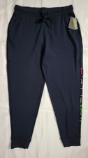 NEW G/FORCE MEN'S UPF 50+ ELASTIC WAIST DRAWSTRING BLACK JOGGER PANT SIZE M picture