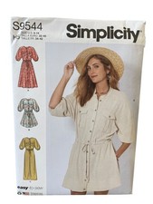 Simplicity S9544 Misses Dresses & Jumpsuit Pattern Size 6-14 Easy Sew UNCUT FF picture