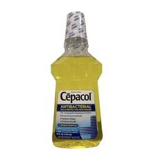 (1) Cepacol Antibacterial Multi-Protection Mouthwash Yellow 24 oz  EXP 05/2027 picture