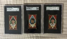 Vintage Pre War Hal Chase T205 - Full 3 Portrait Set - All Centered (No PSA) SGC picture