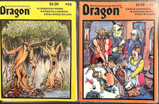 Dragon Magazine Lot of (2) #54 + #67 1982 Dungeons & Dragons Greyhawk Gygax D&D picture