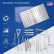 Blepharoplasty Ophthalmic 19 PCS Complete Kit Surgical Eye Instruments picture