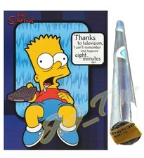Vintage 2005 NOS The Simpsons Bart Simpson TV Poster 22.5”x34'' NEW Sealed picture