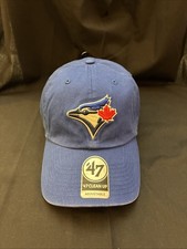 Toronto Blue Jays MLB '47 Brand Blue Clean Up Adjustable Strapback Hat OSFA picture