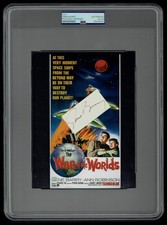 Gene Barry signed autograph 4x8 Cut Movie Poster War of the Worlds PSA Slabbed picture