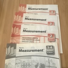 Key Curriculum Press Key to Measurement Workbooks Levels 2-4 & 1-4 Answer Book picture