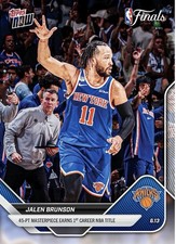 Jalen Brunson 2025-26 Topps Now NBA Finals #340 New York Knicks Base IN HAND picture