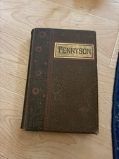 Poetical Works of Alfred Lord Tennyson • 1885 Complete Ed Antique HC Illustrated picture