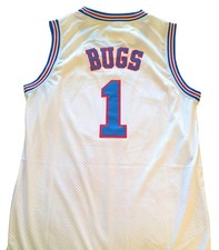 Bugs Bunny Space Jam Jersey - #1 Tune Squad - White (M) picture