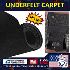 Black Universal Automotive Carpet ft Wide High Quality 60x80'' Car/Truck Carpet picture