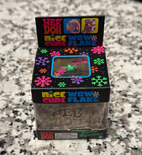 Schylling NeeDoh Nice Cube Wow Flake Super Solid Squish Squeeze Toy Target RARE picture