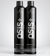 2X Schwarzkopf OSIS+ Session Label Texture Hairspray 14.7 Oz Each picture
