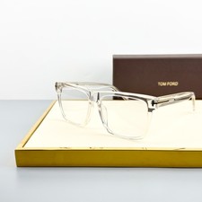 Tom Ford TF906 Transparent Frame Clear Lens Eyeglasses Square New w/ Box picture