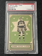 1933 O-Pee-Chee #8 Dit Clapper Series A PSA 3 Boston Bruins OPC Aubrey Victor picture