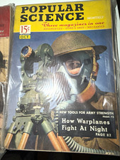 Vintage Magazine Lot May & October Issues - Science & Military Monthly picture