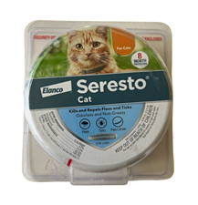 Seresto Cat  and Kitten Flea & Tick Collar Up to 8 Months Odorless Non-Greasy picture