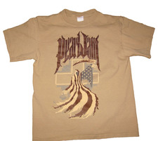 Rare Color Pearl Jam Reaper Tour Concert T Shirt Sz M American Flag Eddie Vedder picture