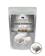Organic Siberian Chaga Mushroom Tea 25 Bags Wild Harvested Shelf Life 10/2027 picture