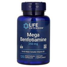 Life Extension Mega Benfotiamine 250 mg 120 Vegetarian Capsules picture