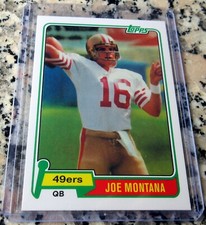 JOE MONTANA 2012 Reprint 1981 Topps Rookie Card RC San Francisco 49ers MVP HOF picture