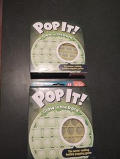 Pop It Fidget Toys, Glow In The Dark  Round,  (2 Pack) picture