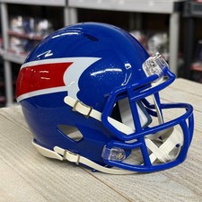 NO BOX Buffalo Bills 2026 Alternate Riddell Mini Football Helmet *Helmet is Fine picture