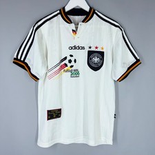 GERMANY 1996 1998 HOME FOOTBALL SHIRT SOCCER JERSEY ADIDAS VINTAGE WC 2006 M picture