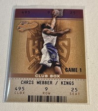 2002-03 Fleer Authentix - Chris Webber #24 Club Box /100 picture
