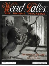 Weird Tales 1923 September FACSIMILE REPRINT  picture