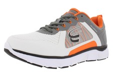 Spira Cloudwalker Men's Athletic Walkin White / Dark Grey / Orange - 12 Medium picture