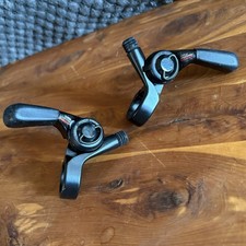 Vtg NOS 1990s SUNTOUR XC PRO Thumb Shifters 7/8 Speed MTB Power Control Thumbies picture