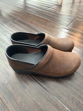 Dansko Professional Antique Brown Oiled Clog Size 39 Women picture