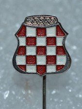 Croatia coat of arms Herzeg Bosnia HVO crest heraldic vintage pin badge rare picture