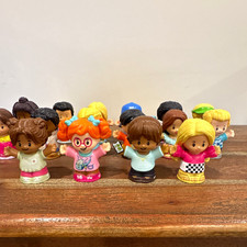 Fisher-Price Lot of 16, Multicultural Multiracial Little People, Boys & Girls picture