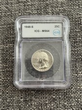 1948-S  25C Washington Quarter Dollar MS64 picture