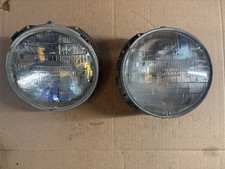 1977-1993 VW Rabbit MK1 Cabriolet Round Headlight Lamp Set Left Right OEM picture