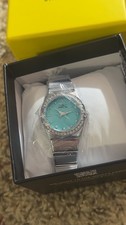 Invicta Angel Glintia Quartz Analog Turquoise Textured Dial Bracelet w/ Box picture