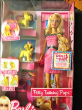 Barbie Potty Training Pups 2009 MINT ship any country picture