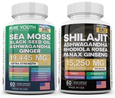 Dynamic Vitality Bundle - Sea Moss Multivitamin & Shilajit Power Combo US picture
